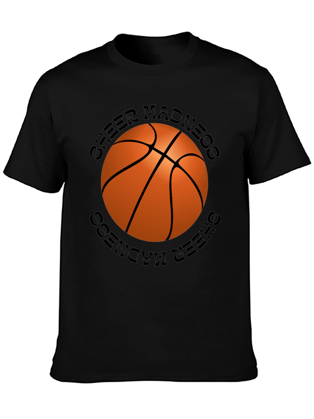 Sheer Madness Basketball Graphic T-Shirt