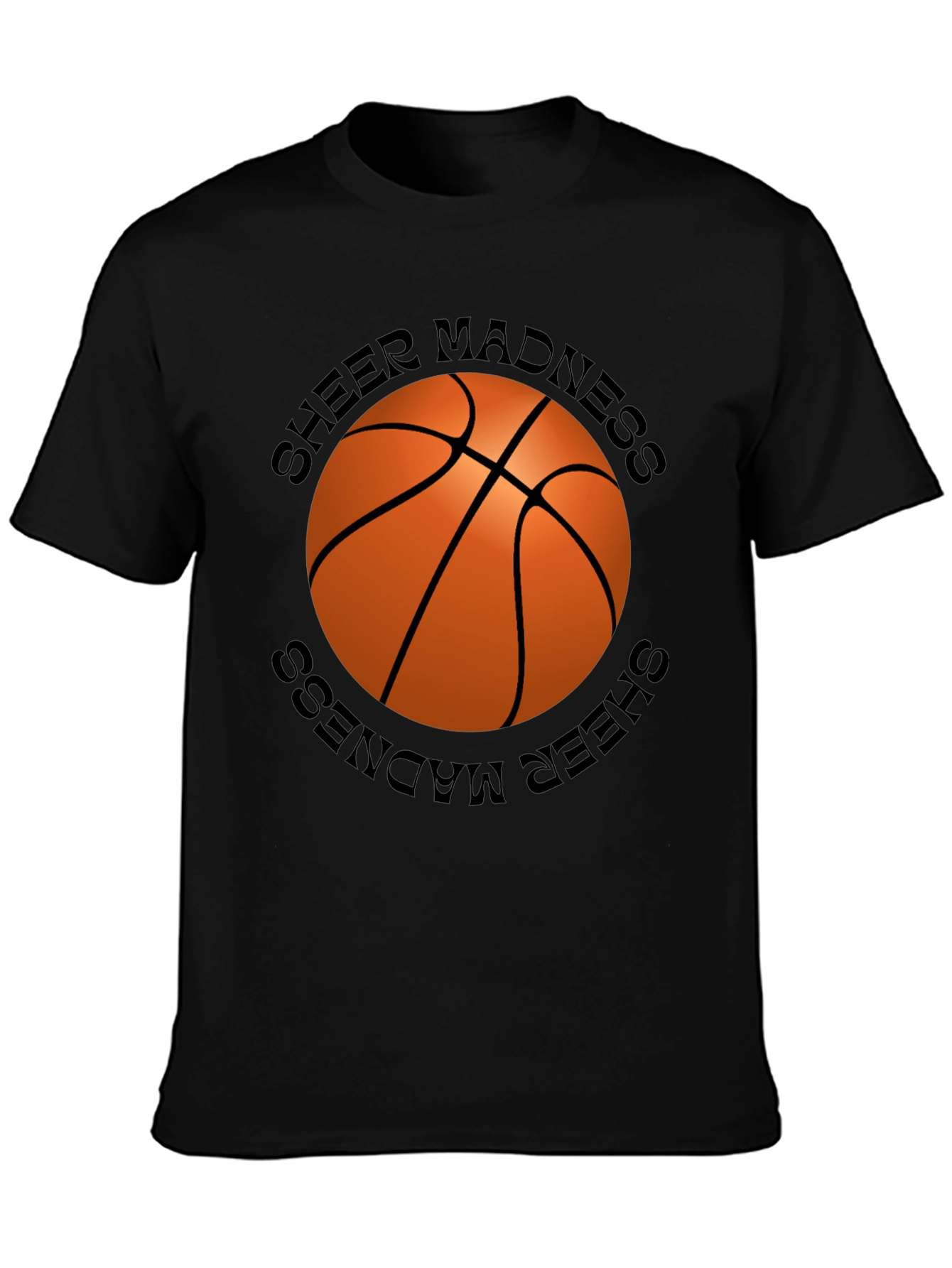 Sheer Madness Basketball Graphic T-Shirt
