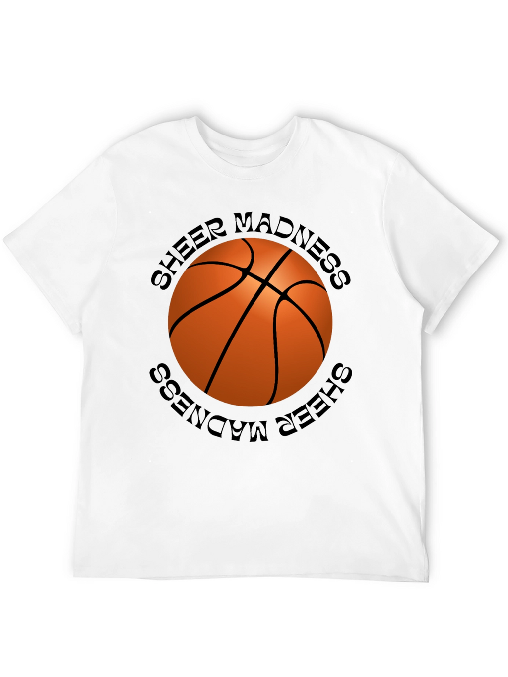 Sheer Madness Basketball Graphic T-Shirt