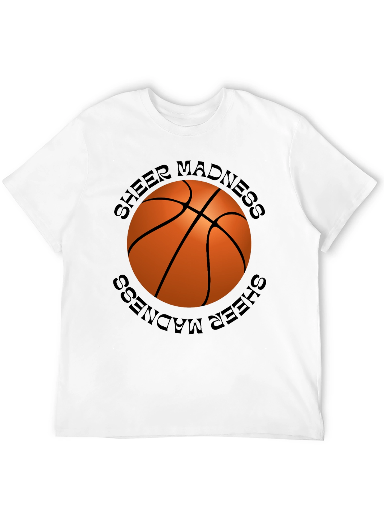 Sheer Madness Basketball Graphic T-Shirt