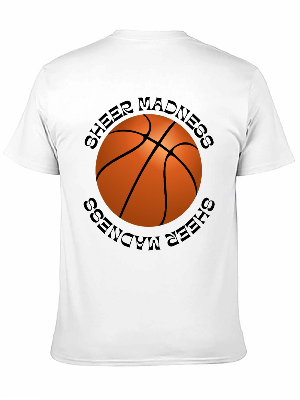 Sheer Madness Basketball Graphic T-Shirt