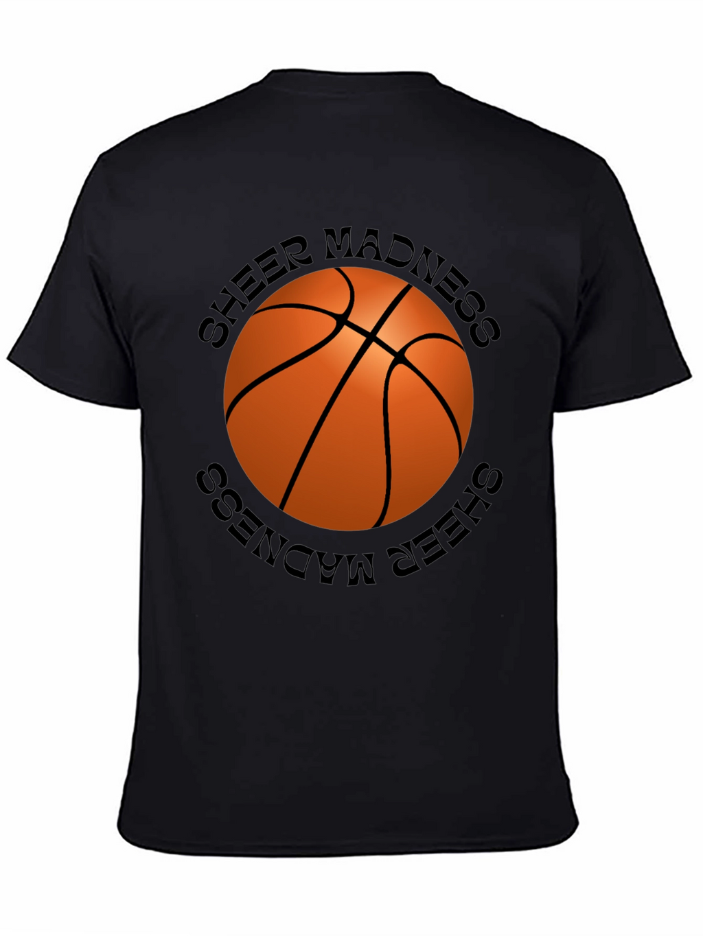 Sheer Madness Basketball Graphic T-Shirt