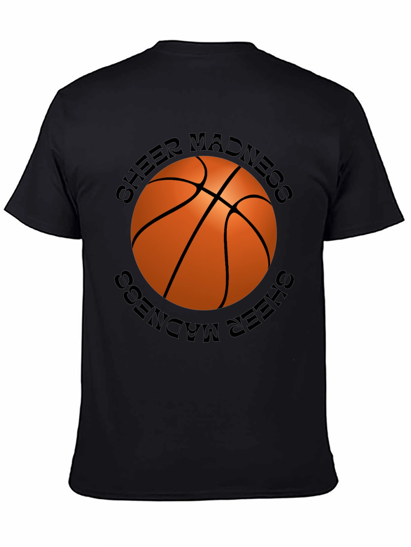 Sheer Madness Basketball Graphic T-Shirt