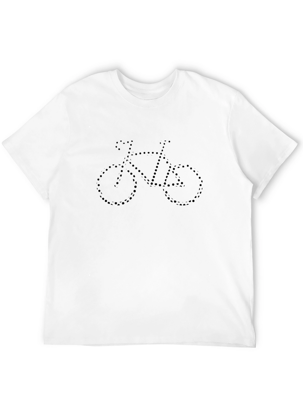 Mens Black Bicycle Graphic Tee