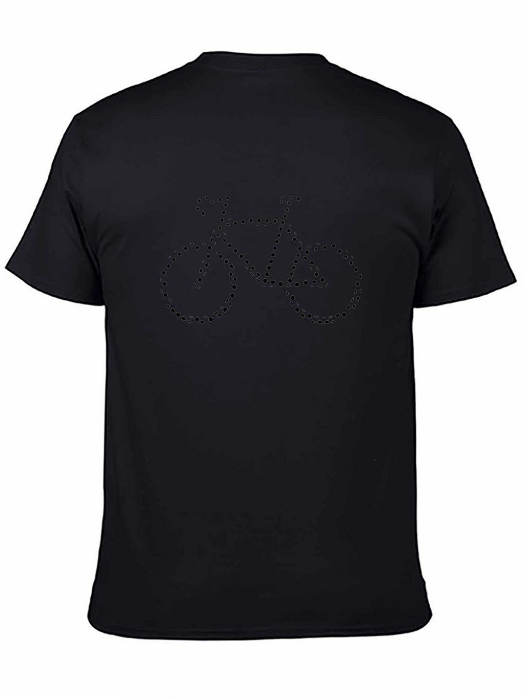 Mens Black Bicycle Graphic Tee