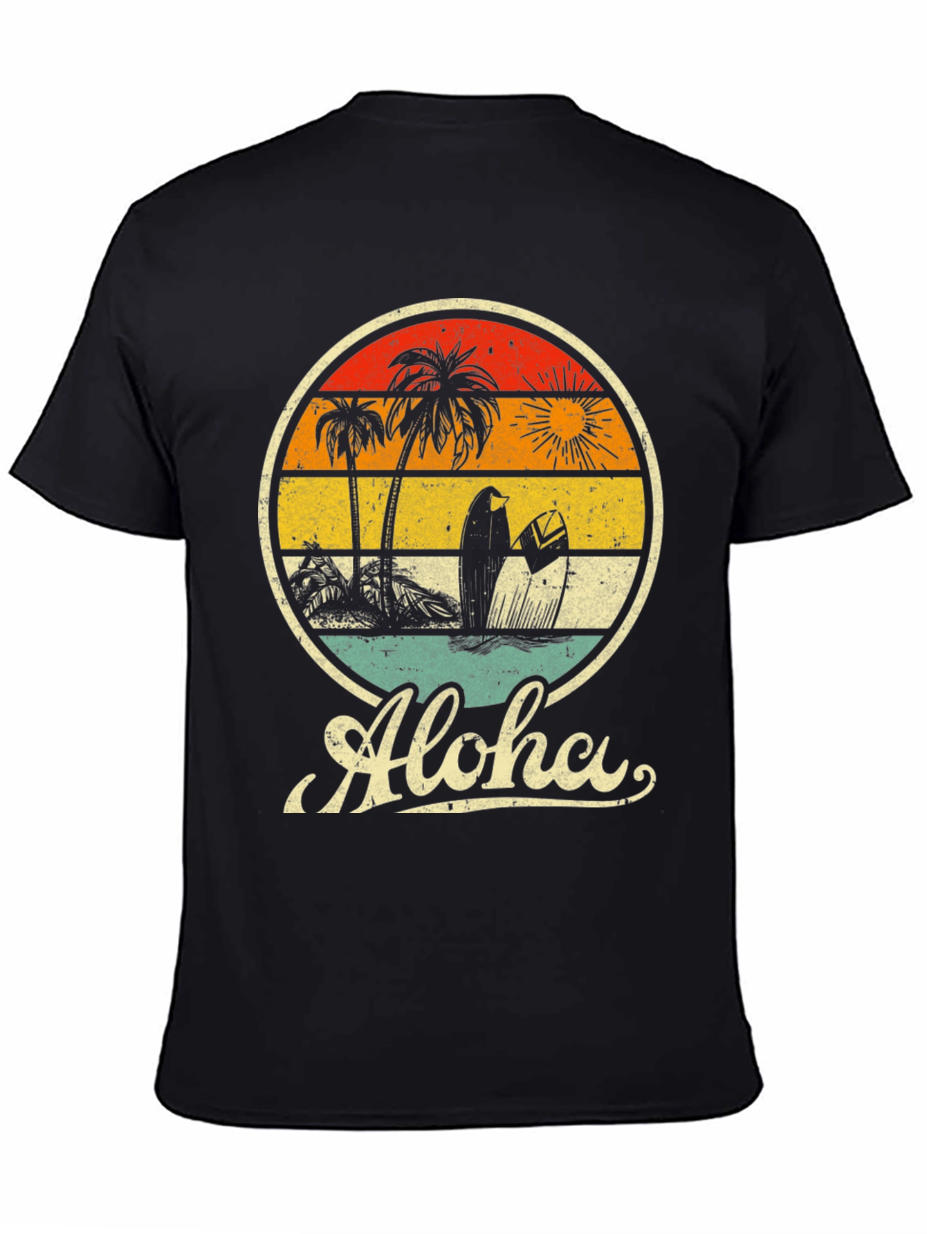 Vintage Aloha Surf T-Shirt - Retro Beach Design