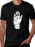 Hand Graphic Black T-Shirt - Unisex