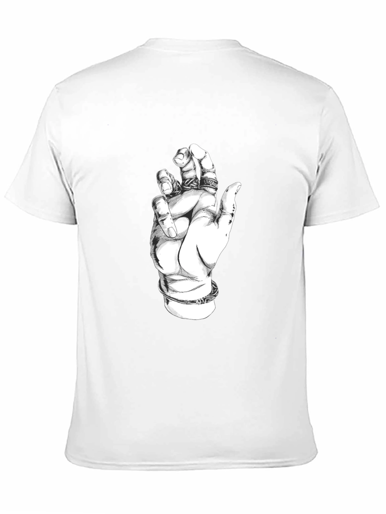 Hand Graphic Black T-Shirt - Unisex