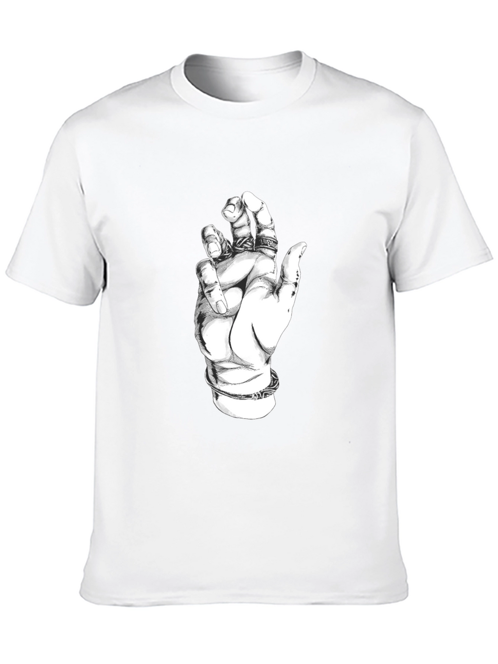 Hand Graphic Black T-Shirt - Unisex