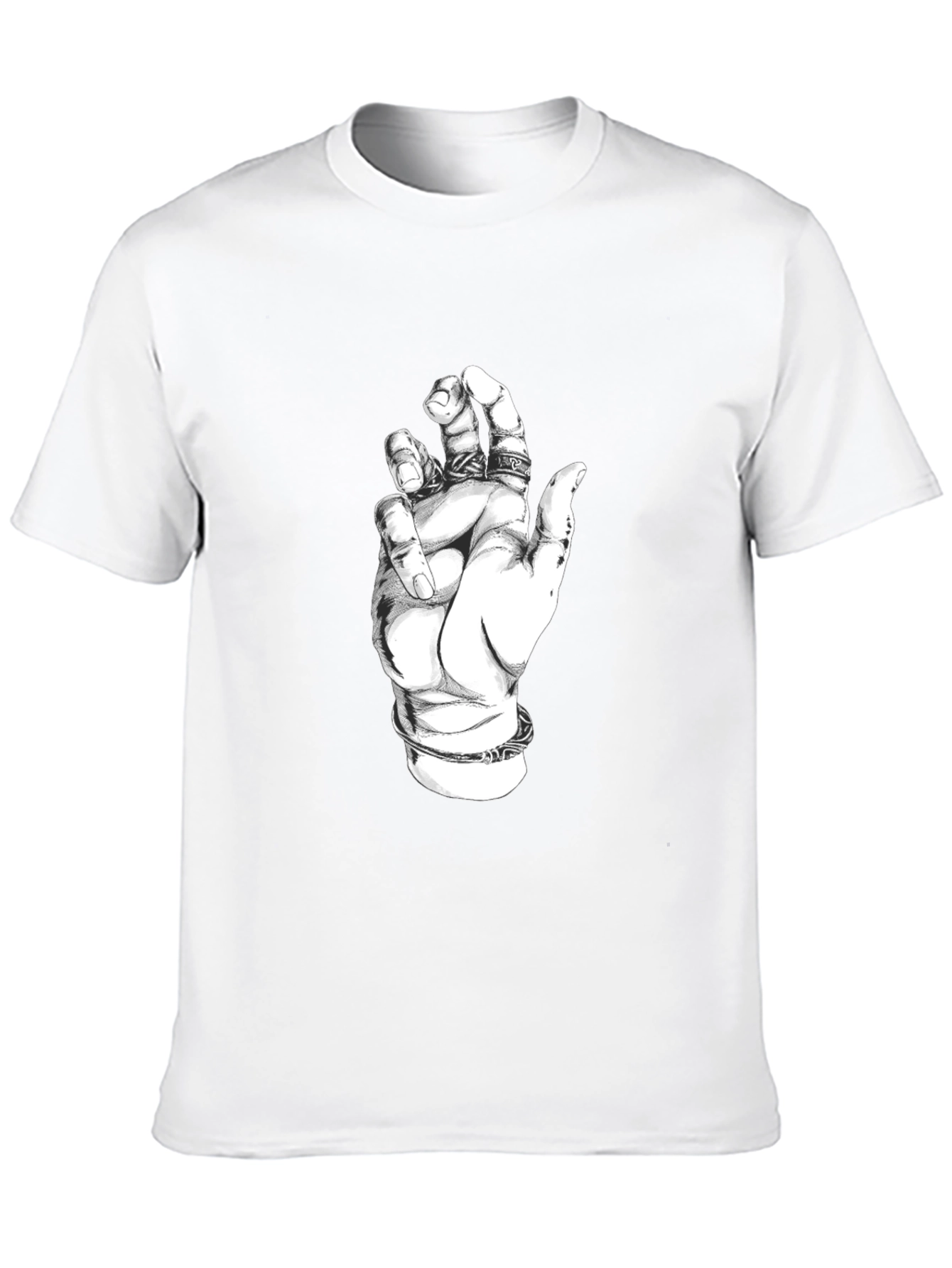 Hand Graphic Black T-Shirt - Unisex