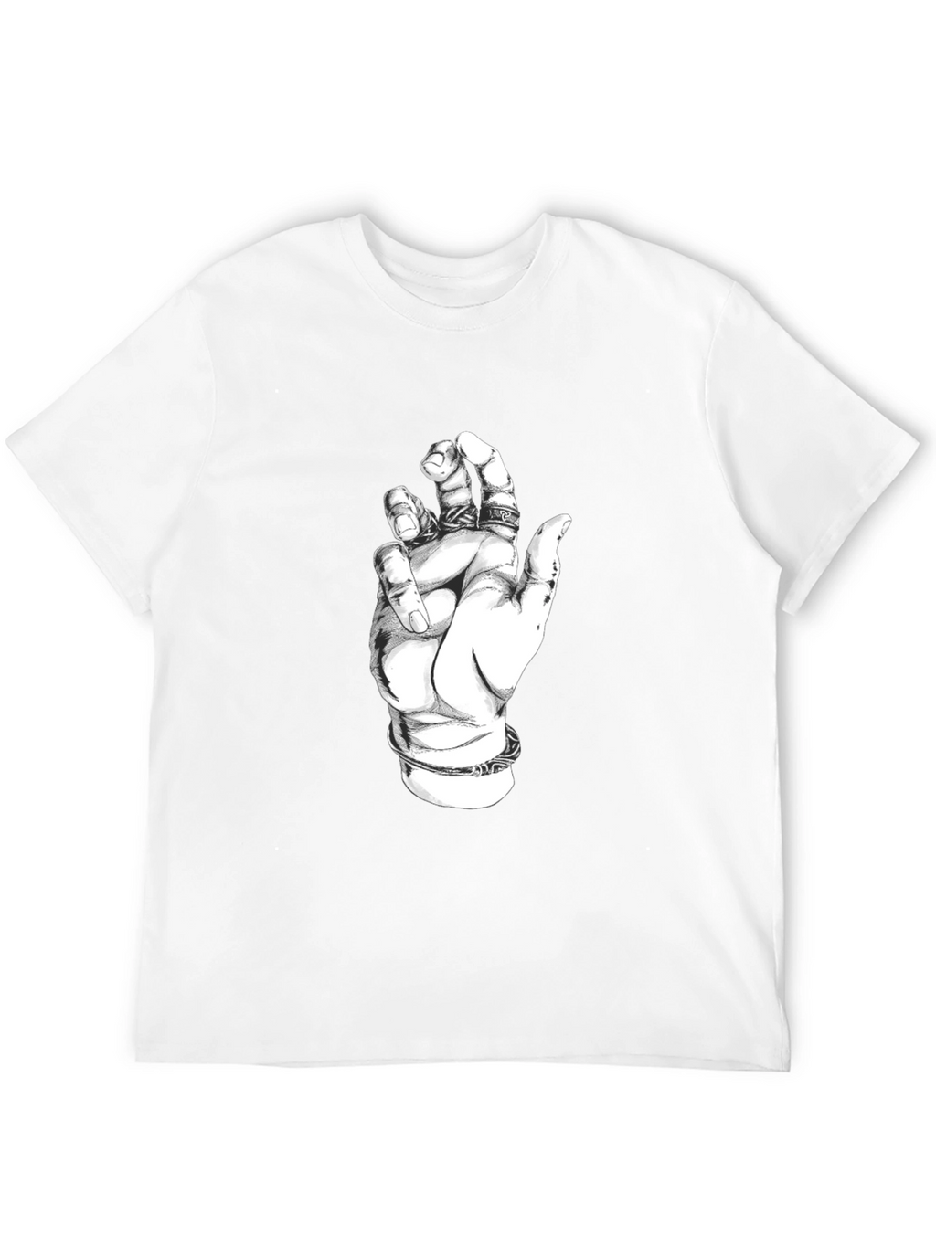 Hand Graphic Black T-Shirt - Unisex