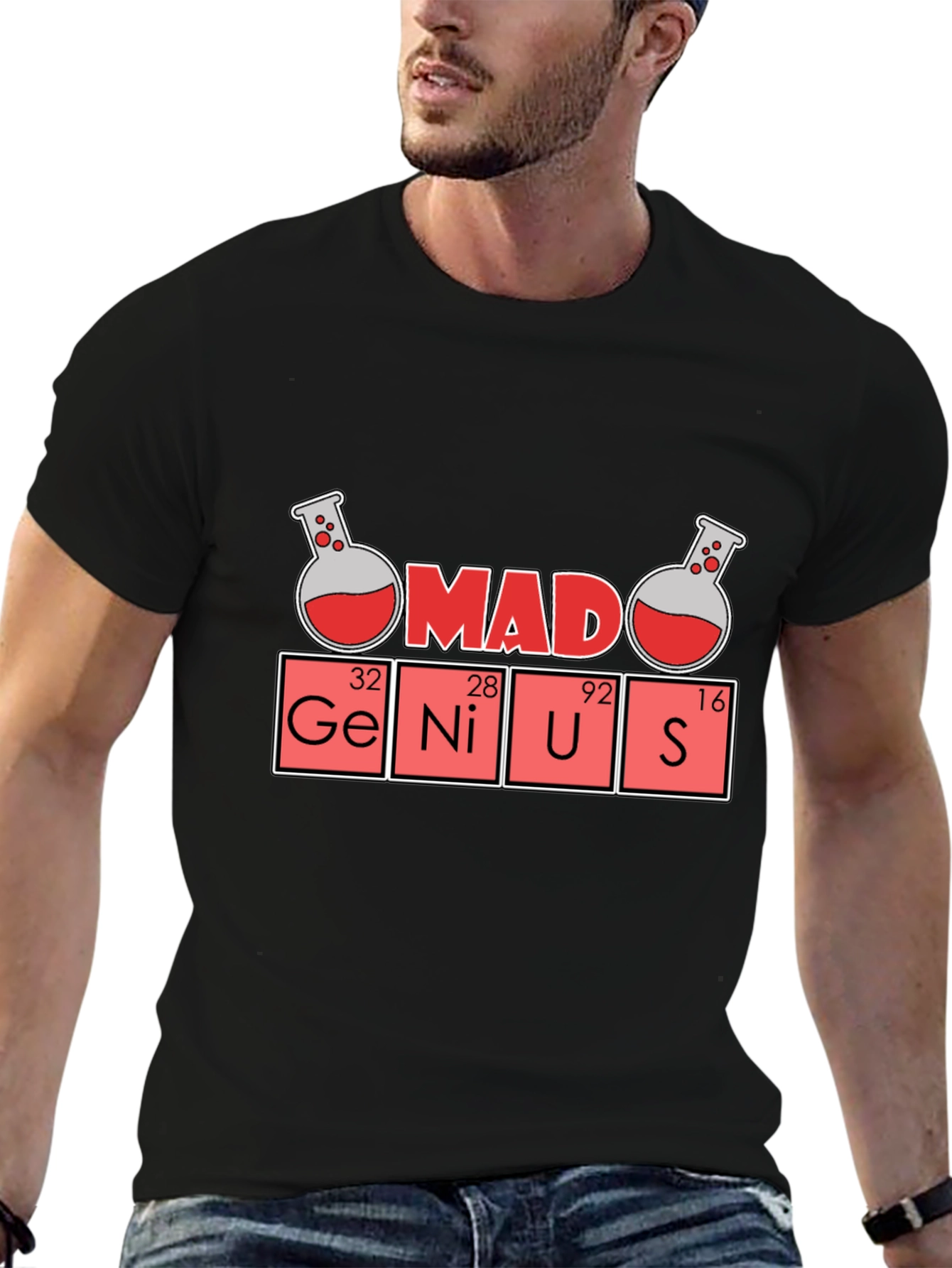 Mad Genius Science T-Shirt - Fun Geeky Style