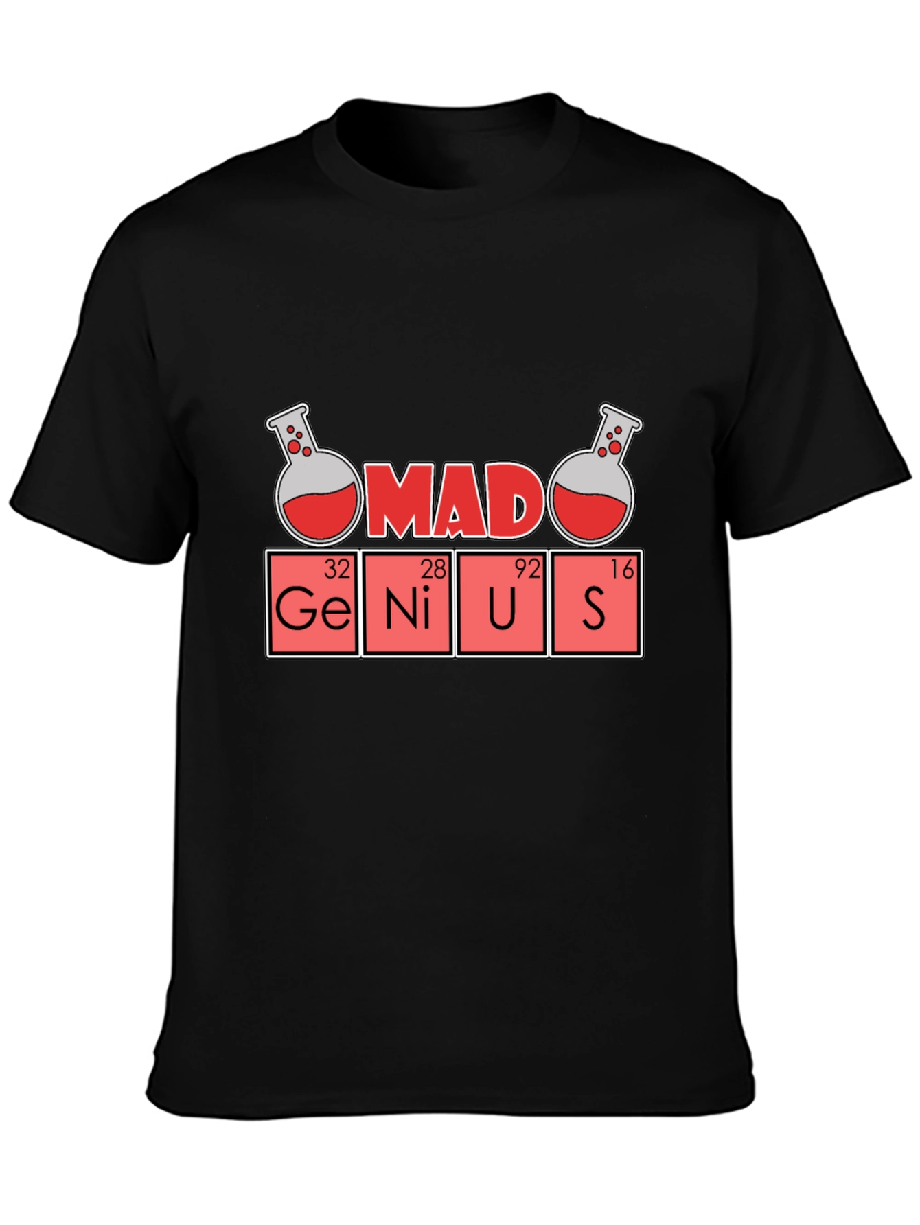 Mad Genius Science T-Shirt - Fun Geeky Style