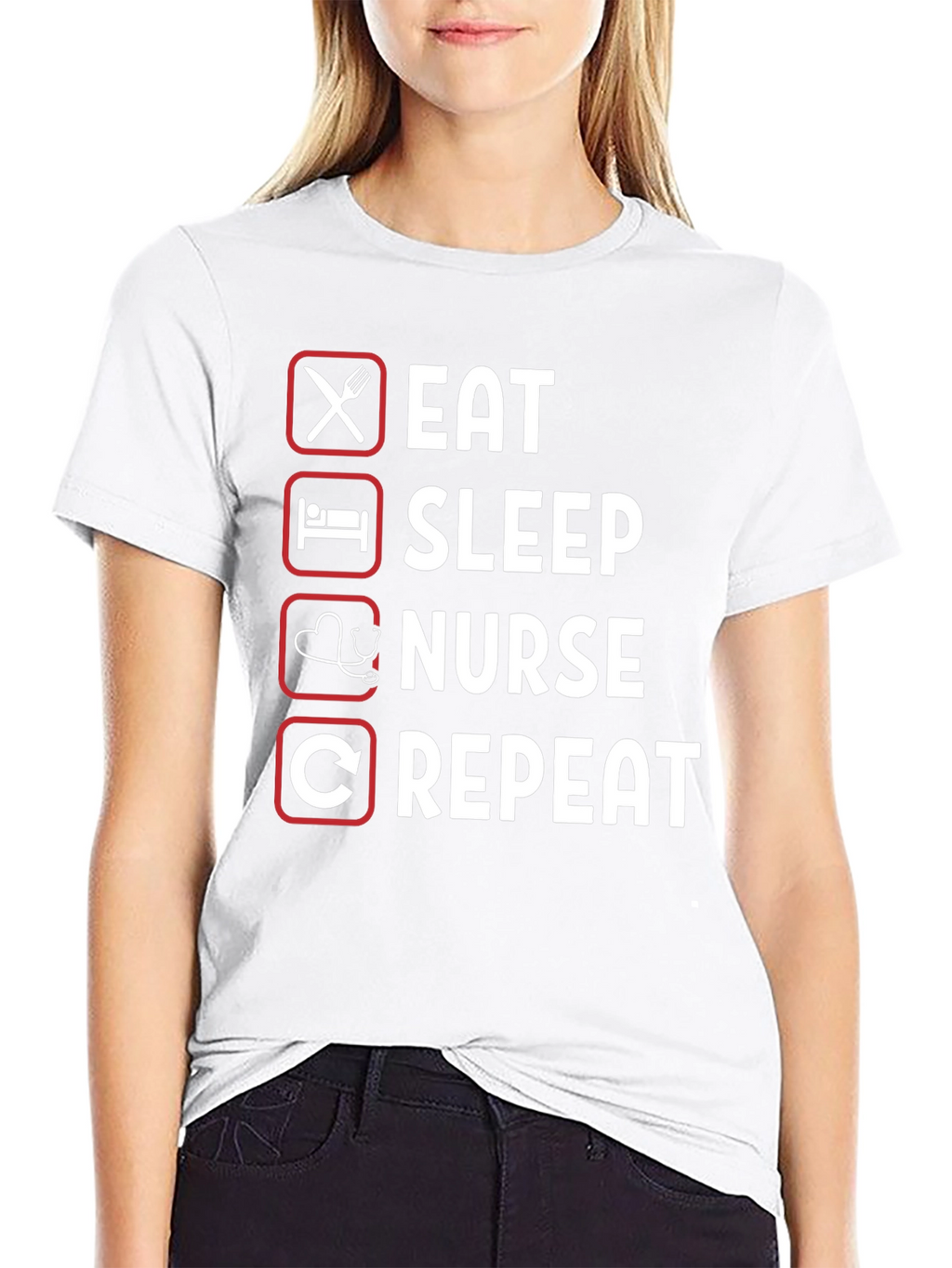 Eat Sleep Nurse Repeat T-Shirt