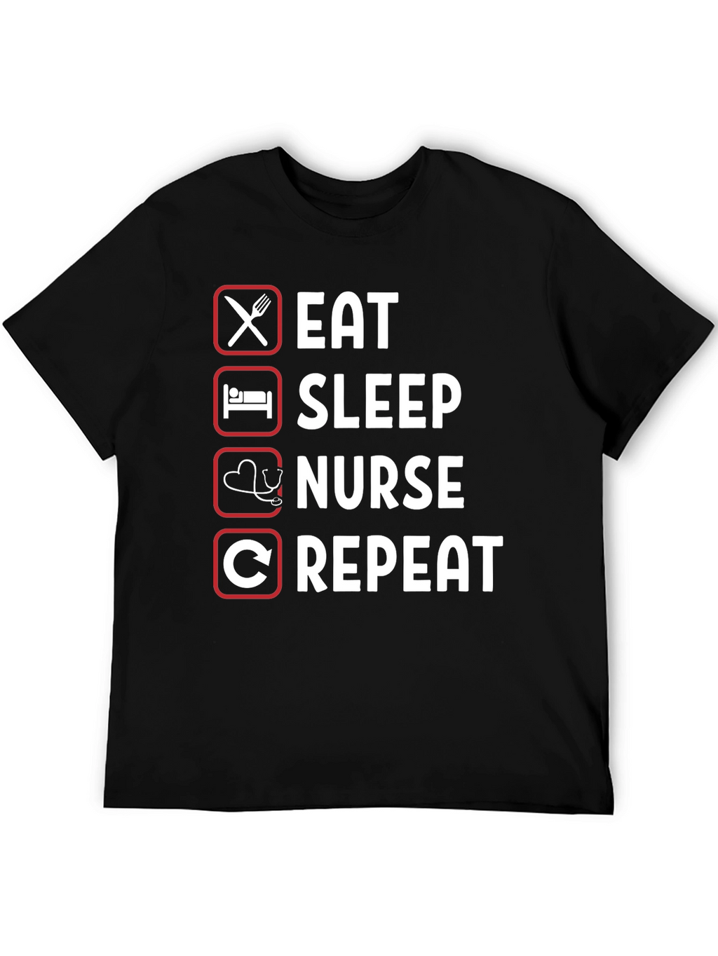Eat Sleep Nurse Repeat T-Shirt