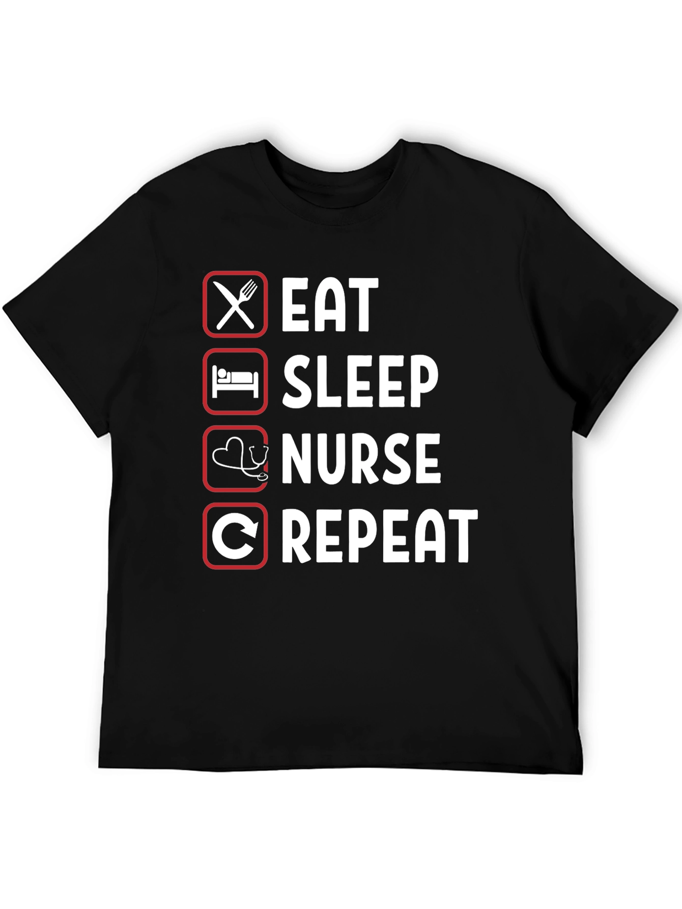 Eat Sleep Nurse Repeat T-Shirt