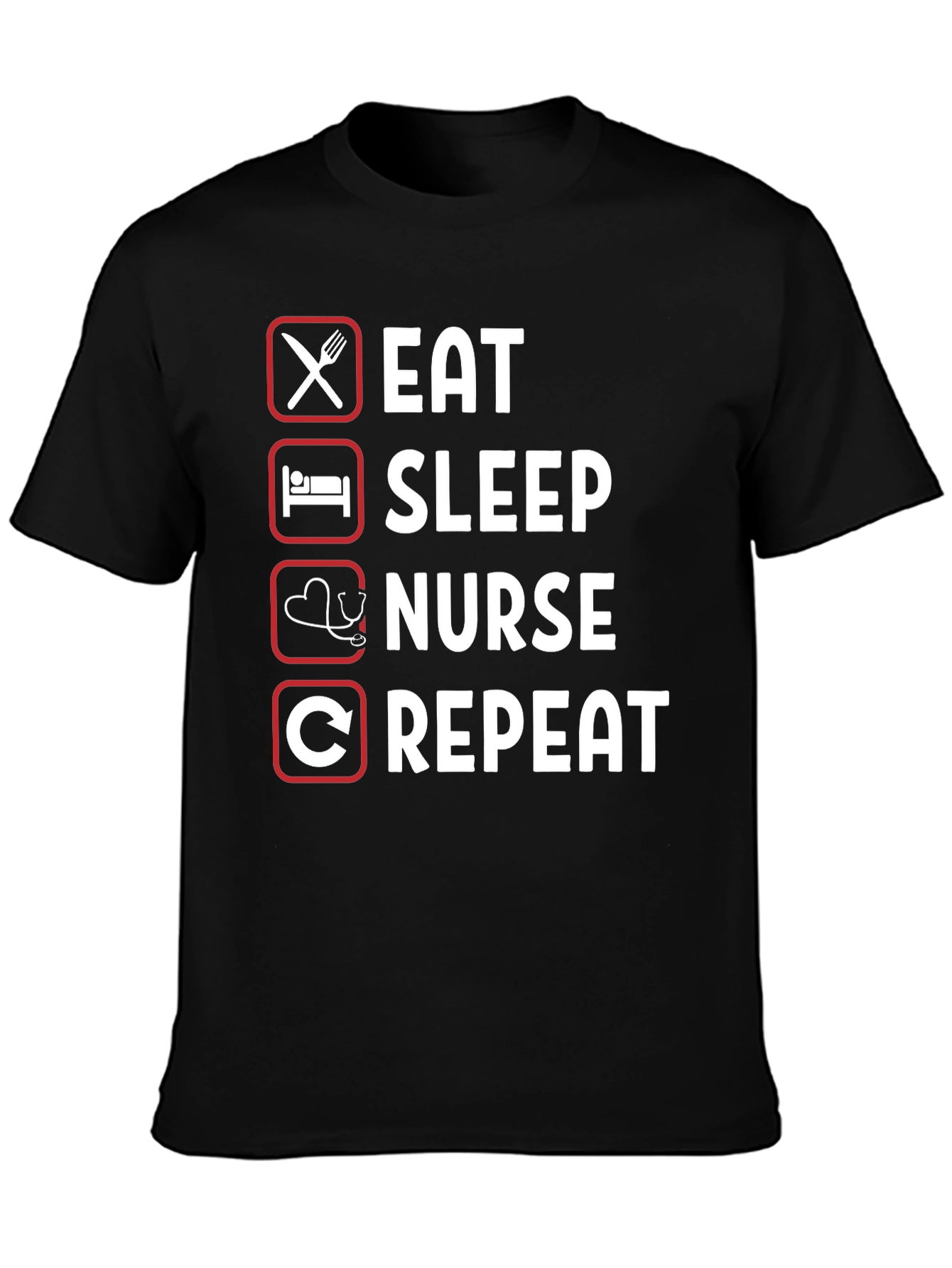 Eat Sleep Nurse Repeat T-Shirt