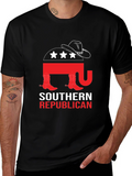 Southern Republican T-Shirt: Cowboy Elephant Tee