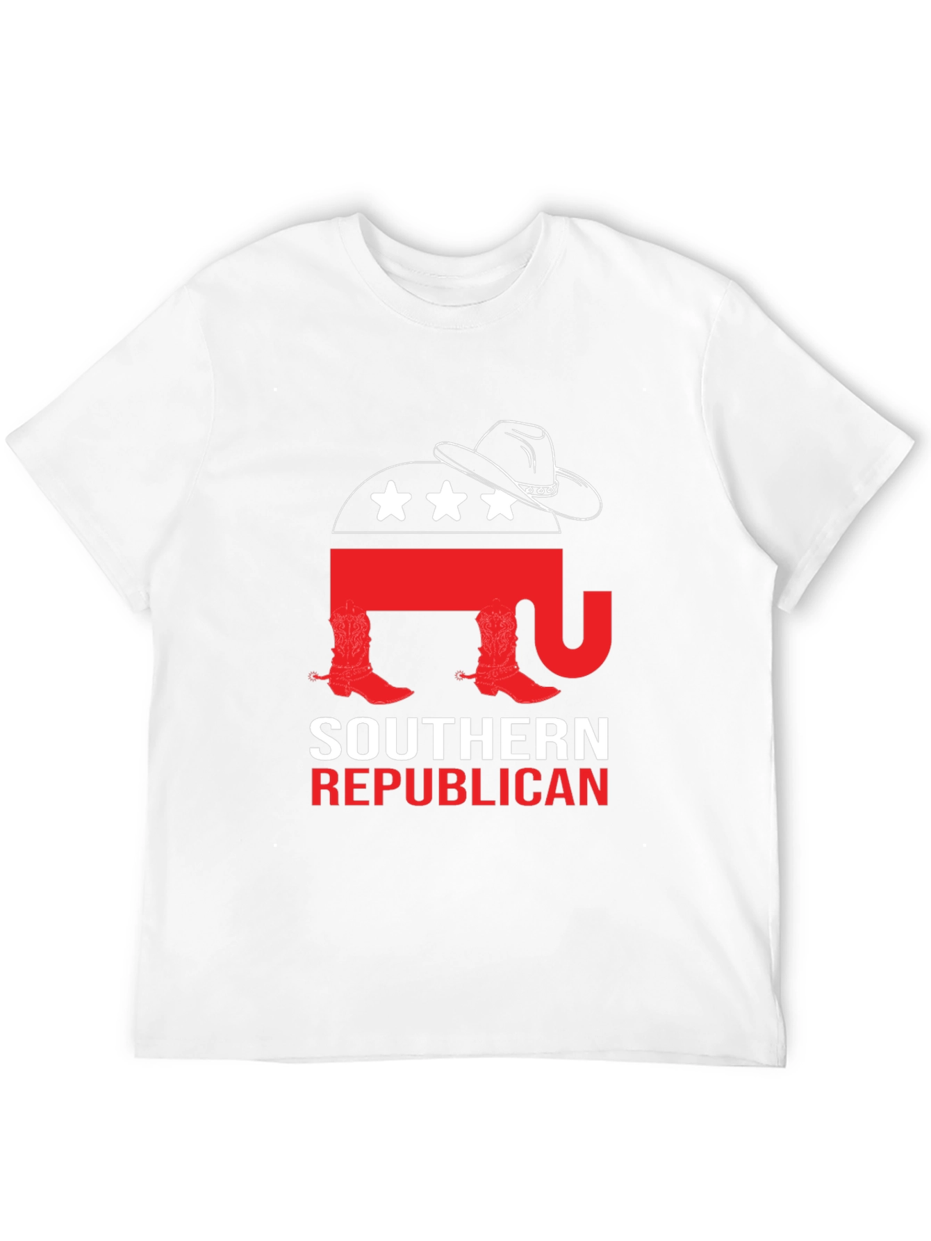 Southern Republican T-Shirt: Cowboy Elephant Tee