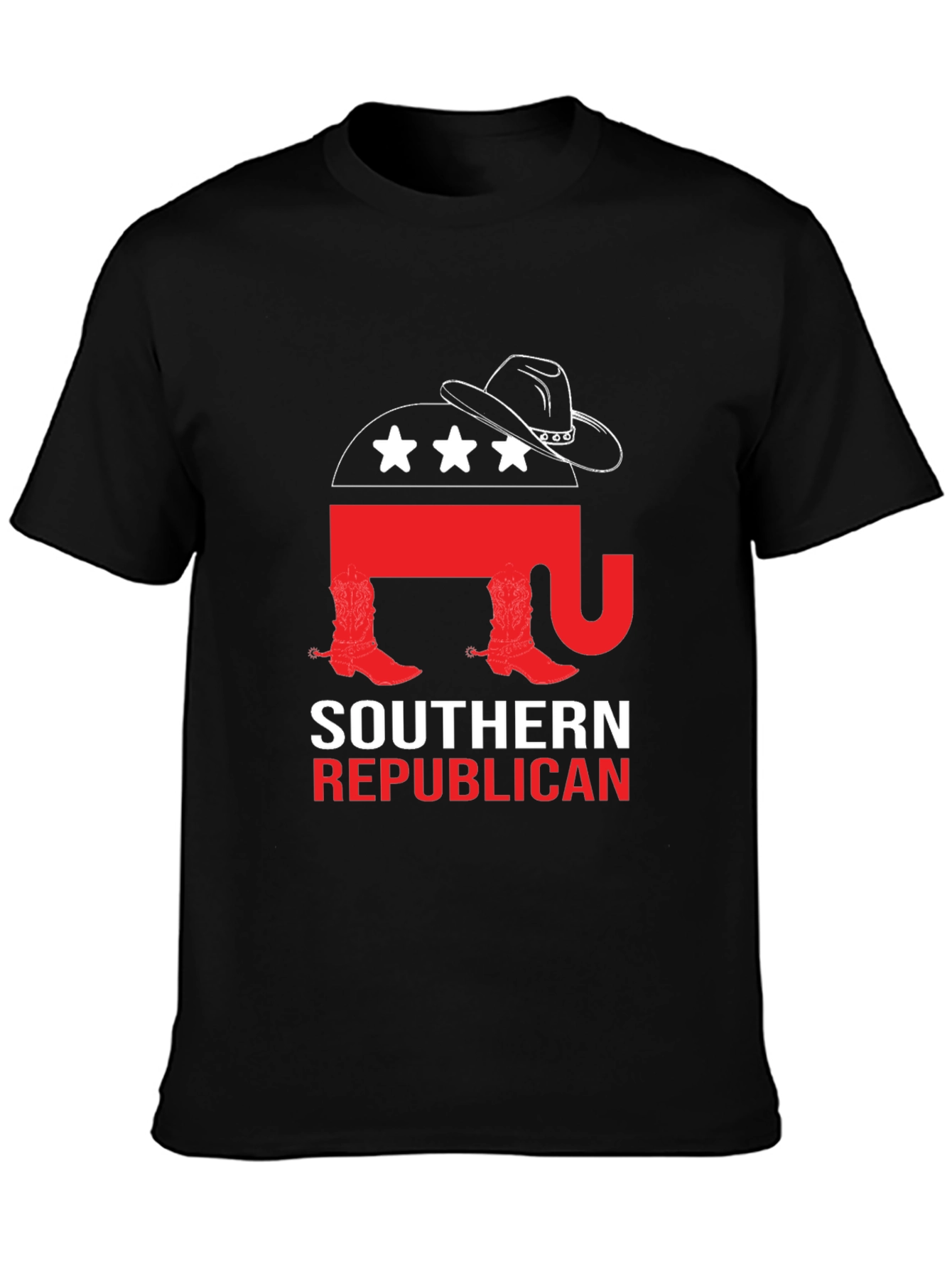 Southern Republican T-Shirt: Cowboy Elephant Tee