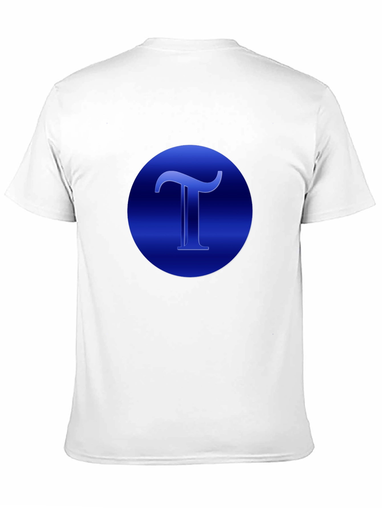 Blue T Graphic Black T-Shirt