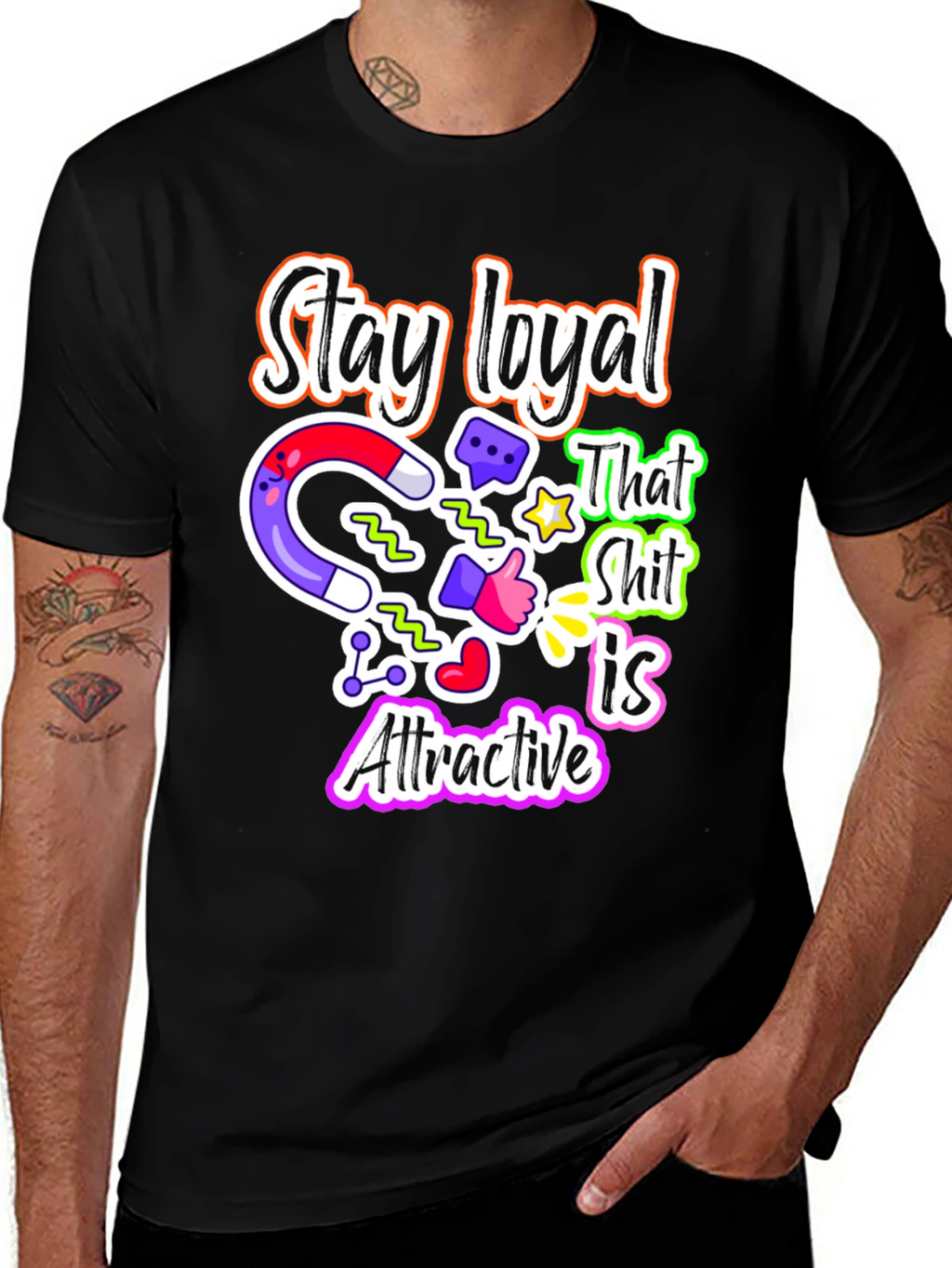 Loyalty Magnet T-Shirt Attractive Design