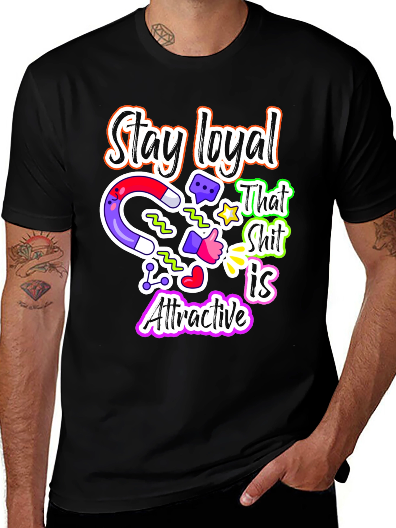 Loyalty Magnet T-Shirt Attractive Design