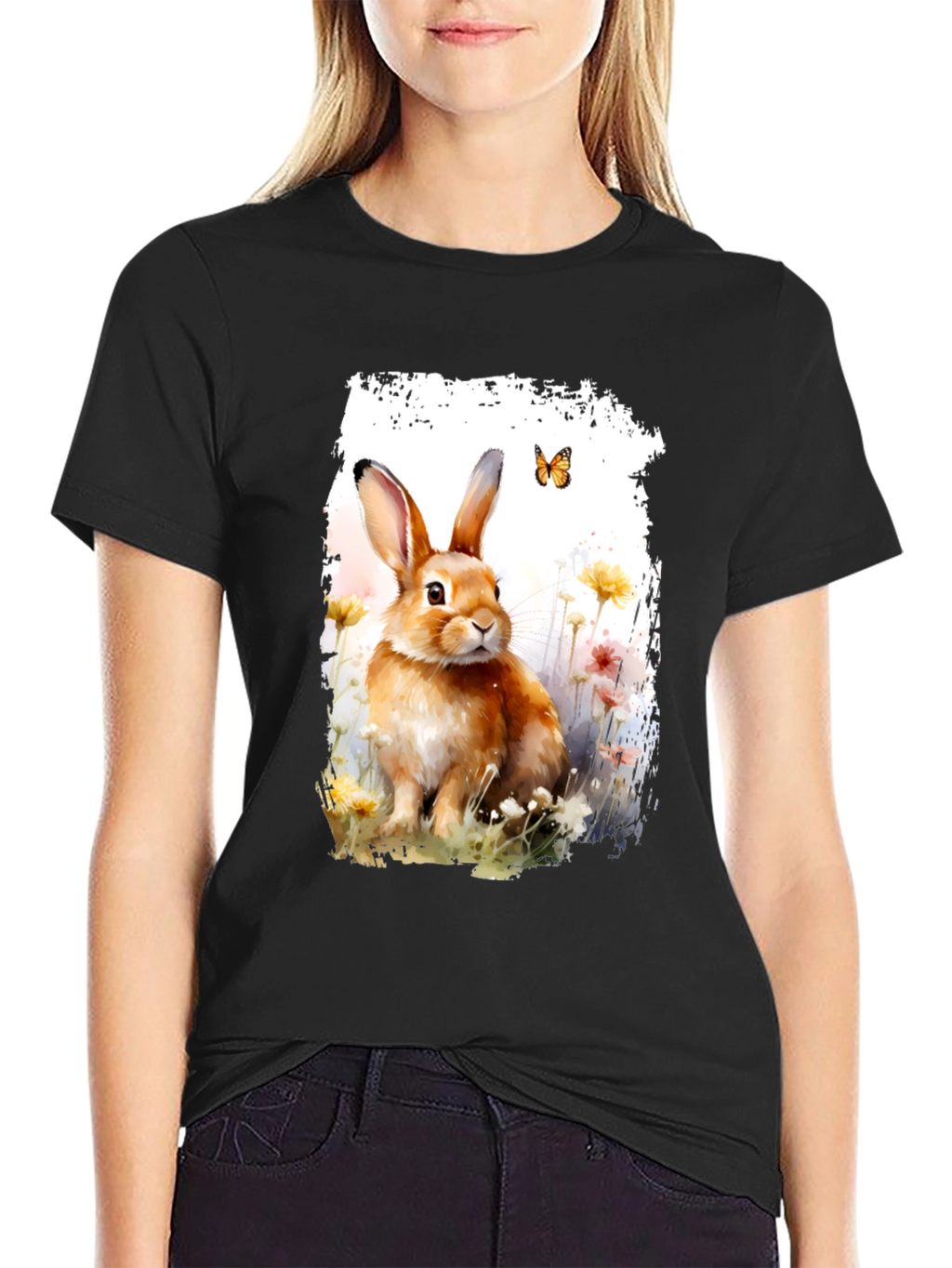 Bunny Meadow Graphic Tee