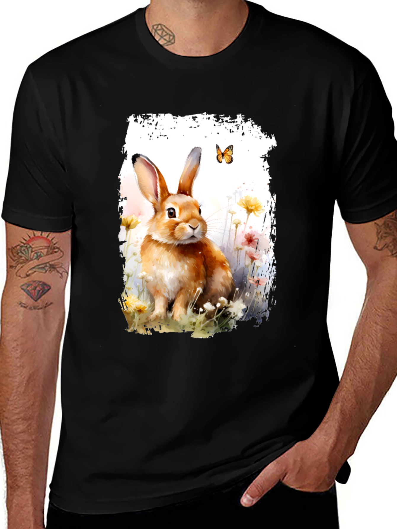 Bunny Meadow Graphic Tee