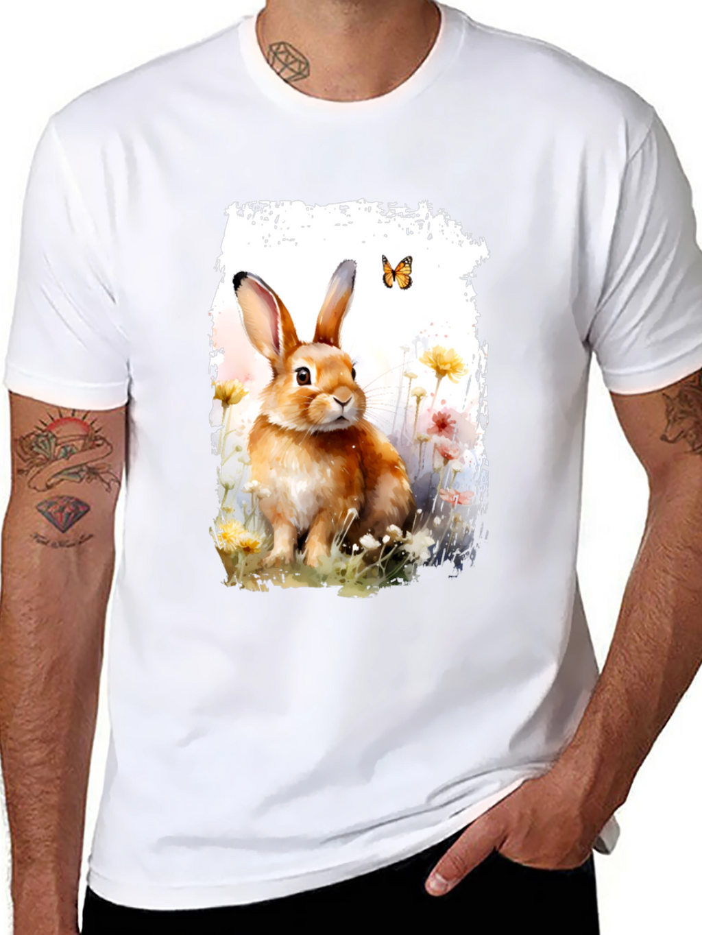 Bunny Meadow Graphic Tee