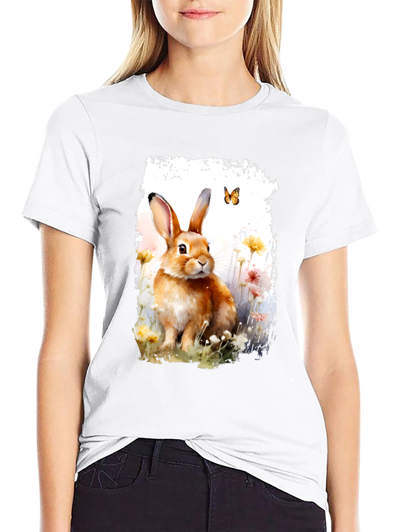 Bunny Meadow Graphic Tee