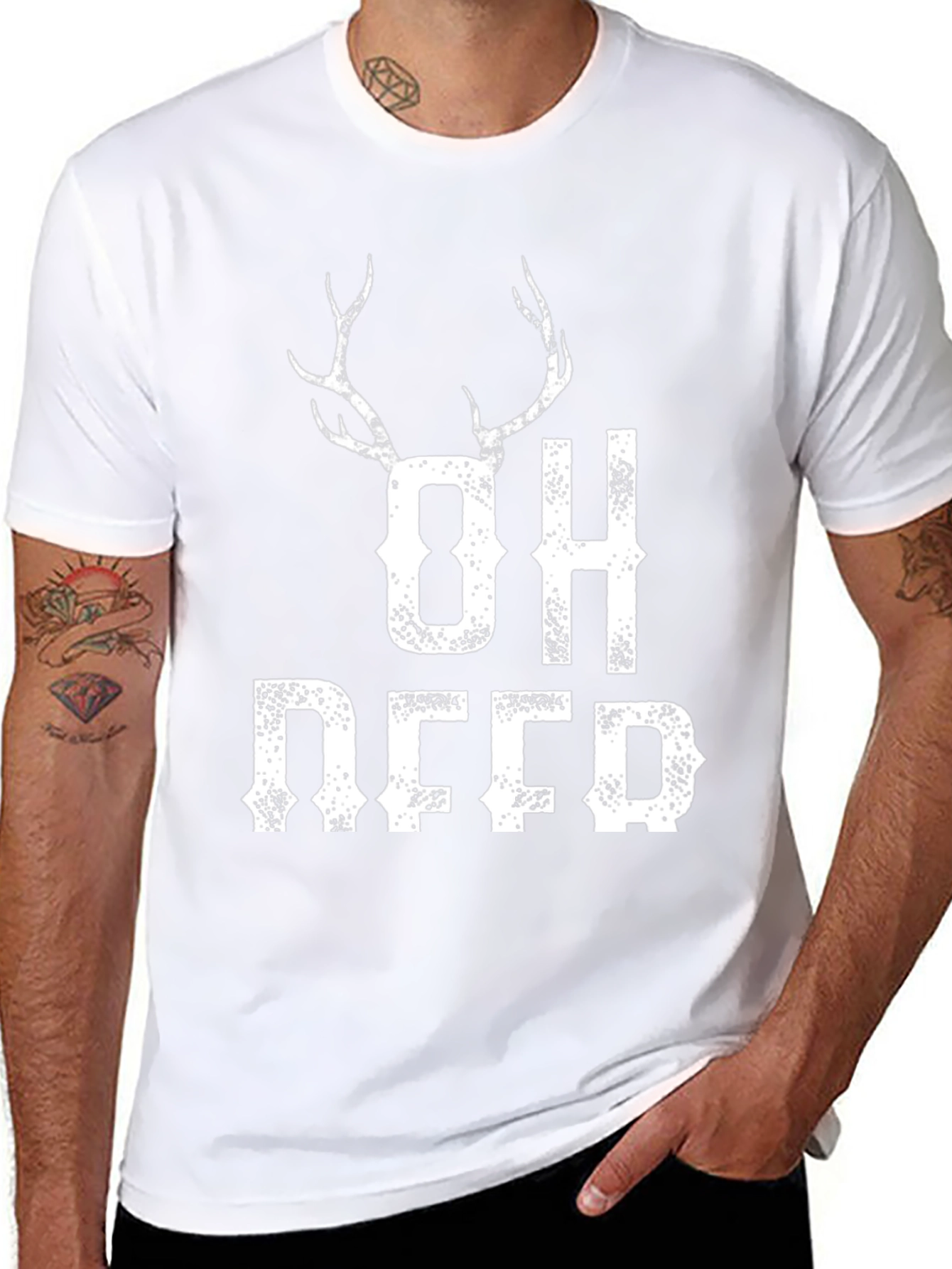 Oh Deer Graphic T-Shirt - Funny Hunting Tee