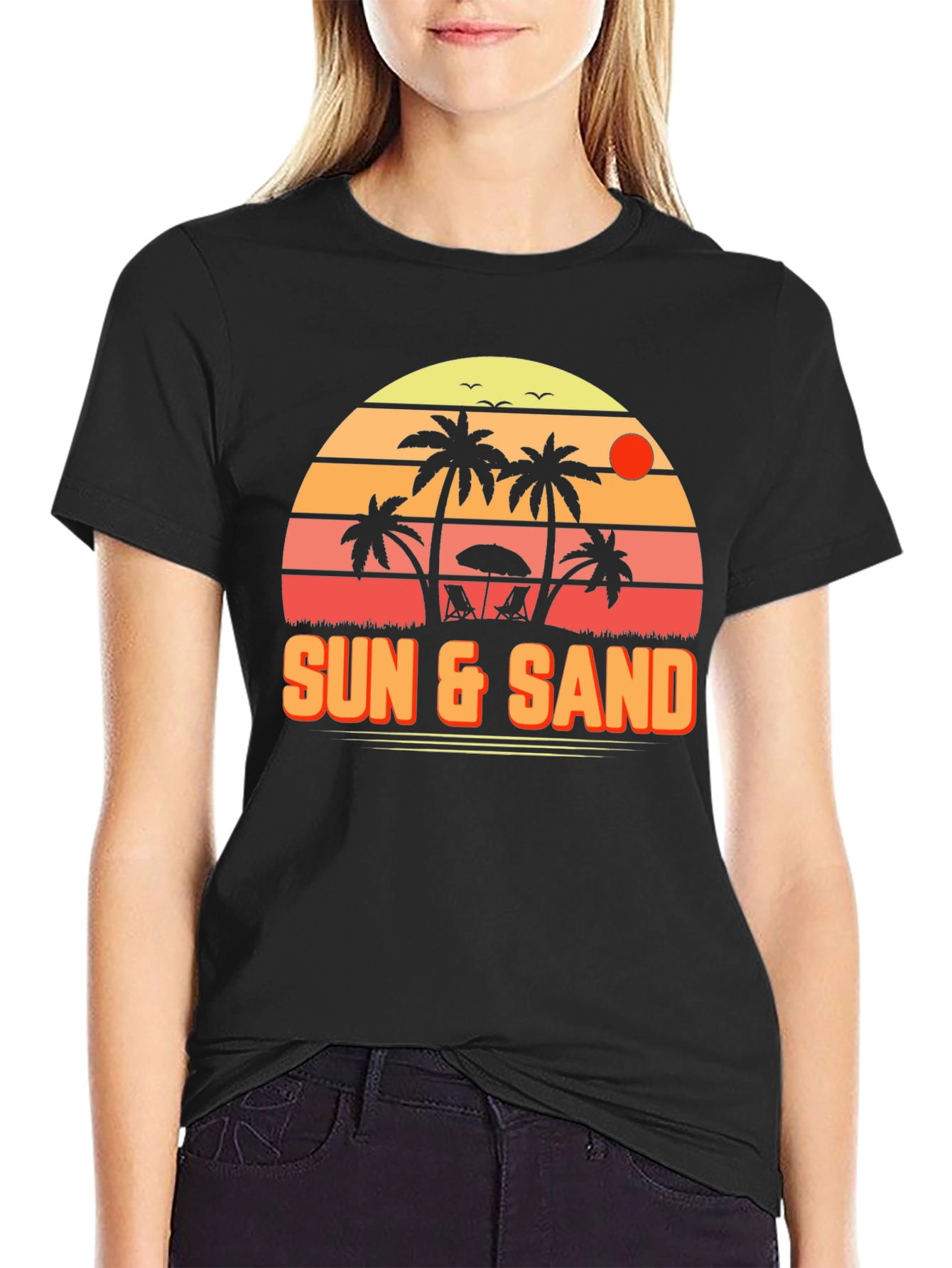 Sun & Sand Graphic Tee - Beach Vibes