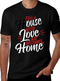 Filla House with Love Black T-Shirt