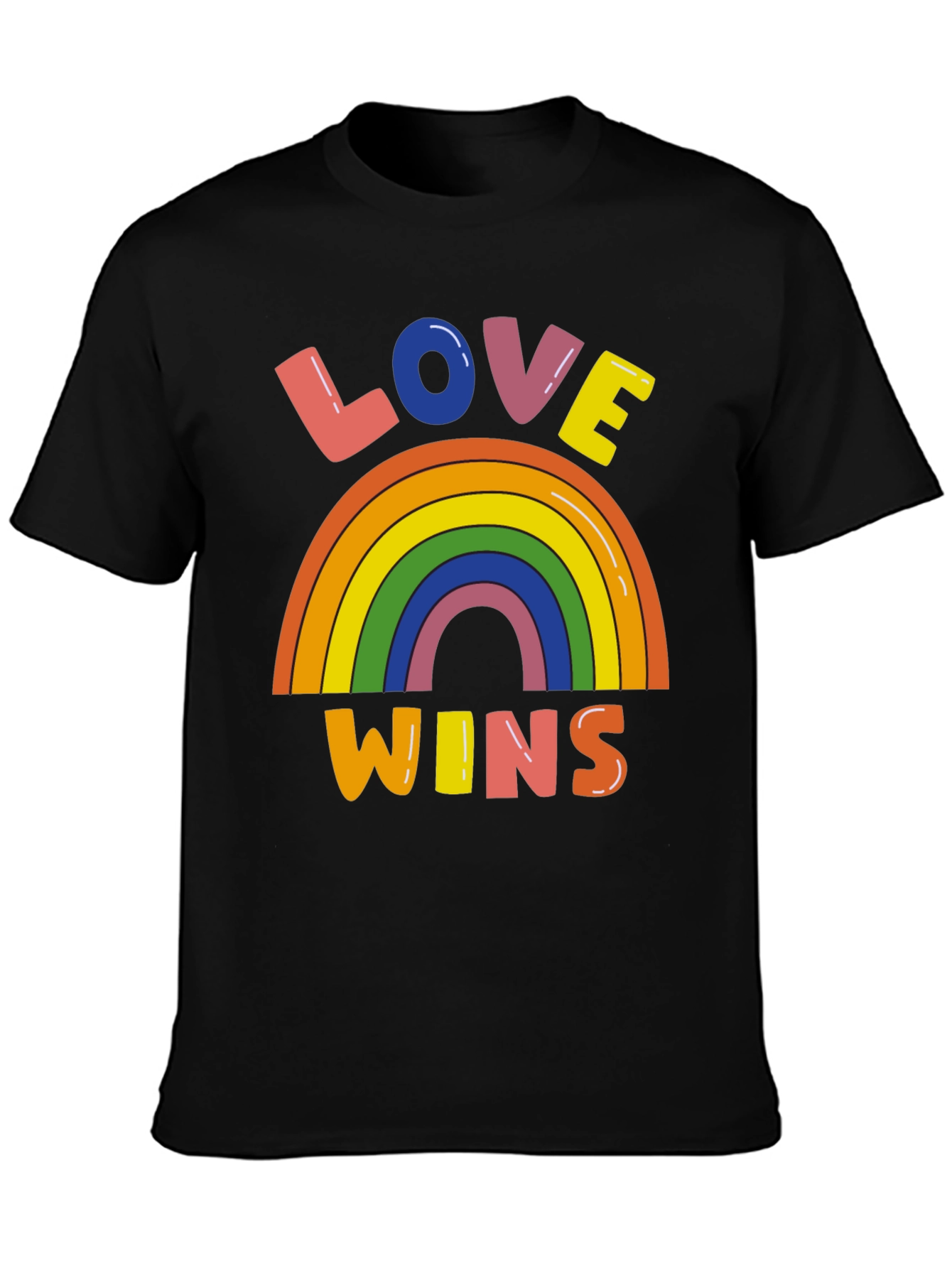 Love Wins Pride Rainbow T-Shirt