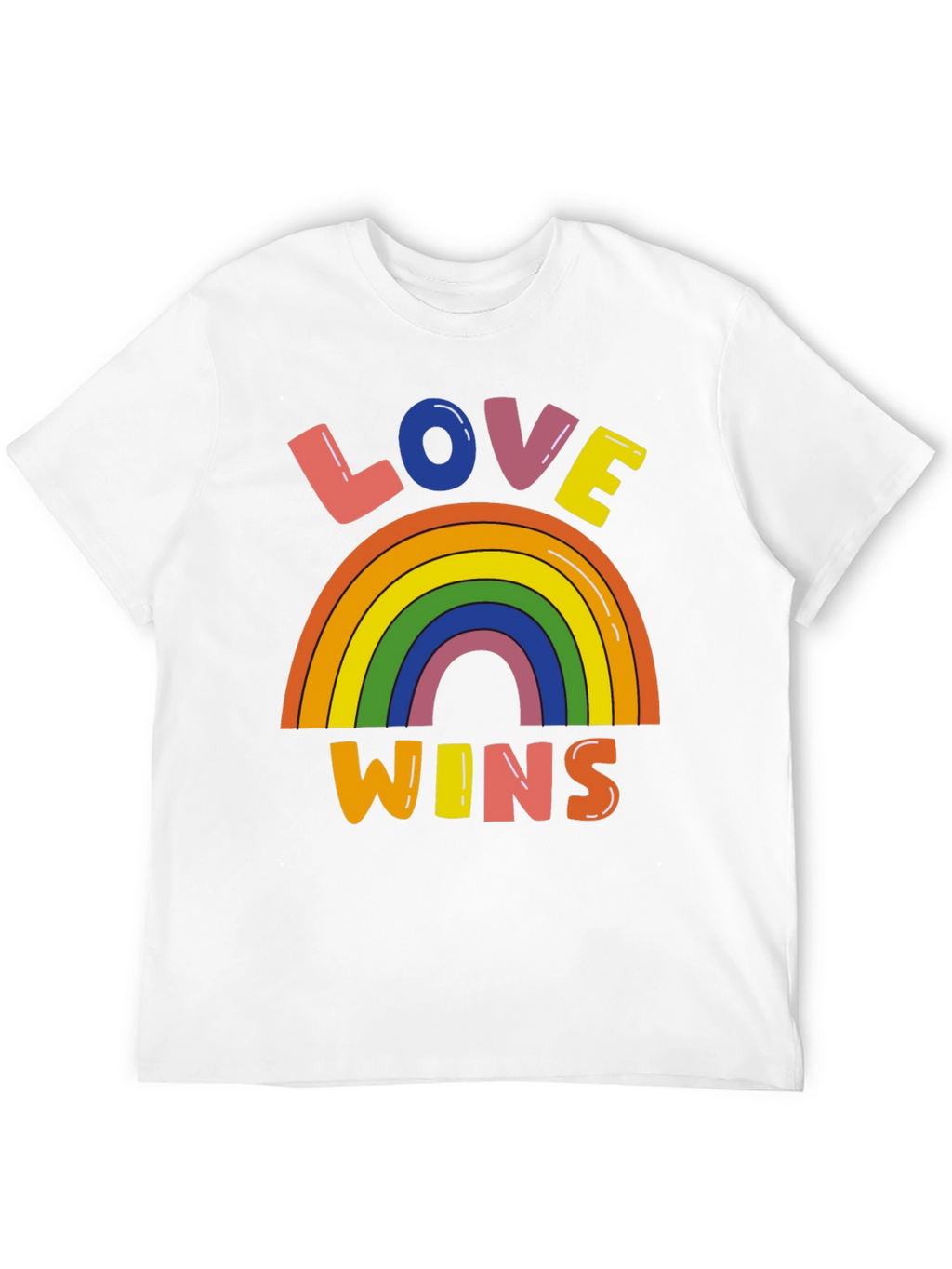 Love Wins Pride Rainbow T-Shirt