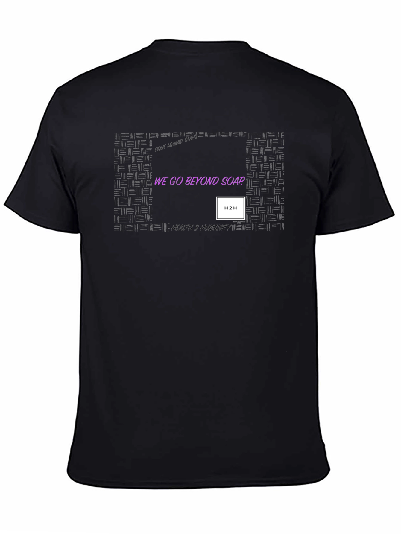 We Go Beyond Soap Black Graphic T-Shirt