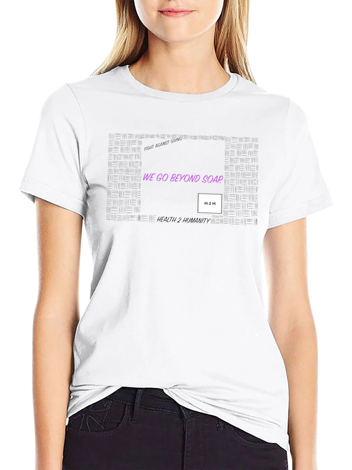 We Go Beyond Soap Black Graphic T-Shirt
