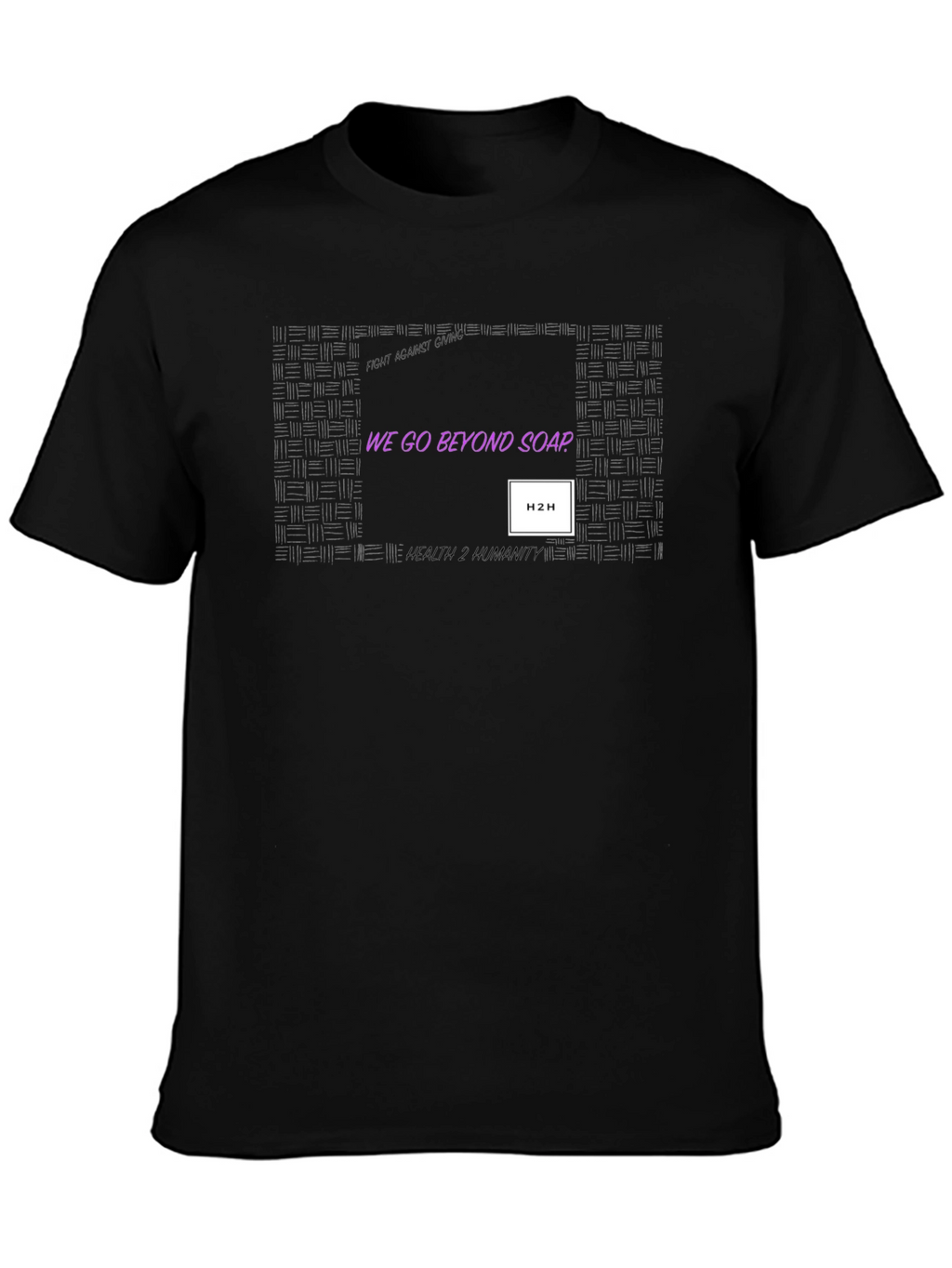 We Go Beyond Soap Black Graphic T-Shirt