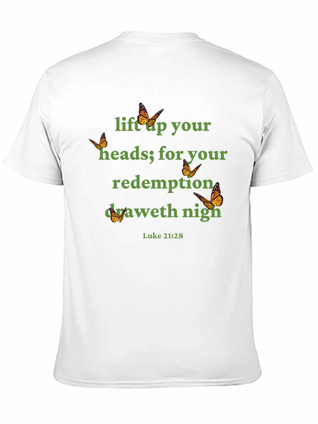 Luke 21:28 Graphic Tee - Redemption is Near