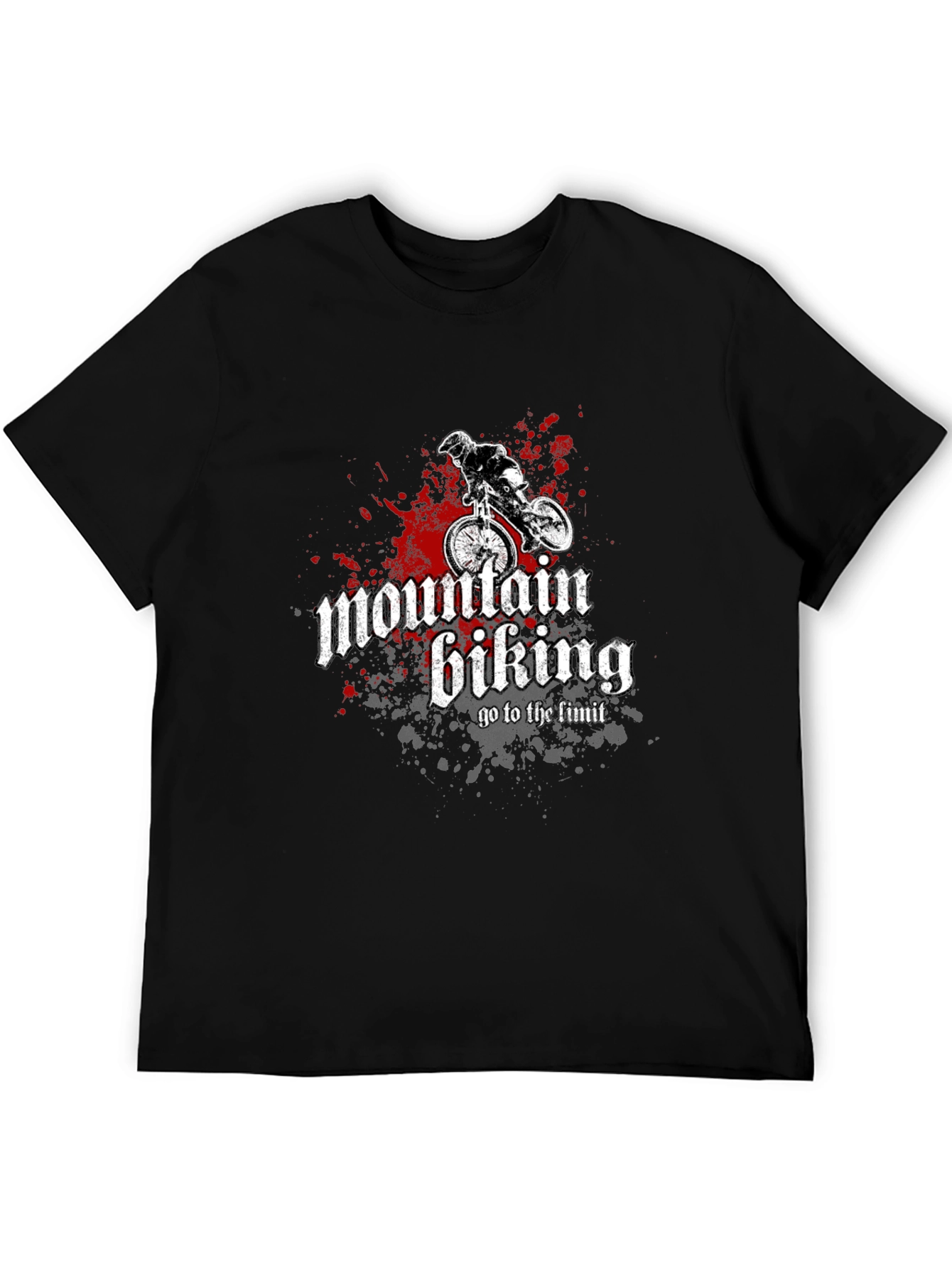 Mountain Biking Graphic Tee - Ride to the Limit!