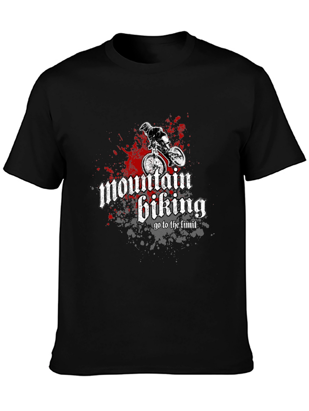 Mountain Biking Graphic Tee - Ride to the Limit!