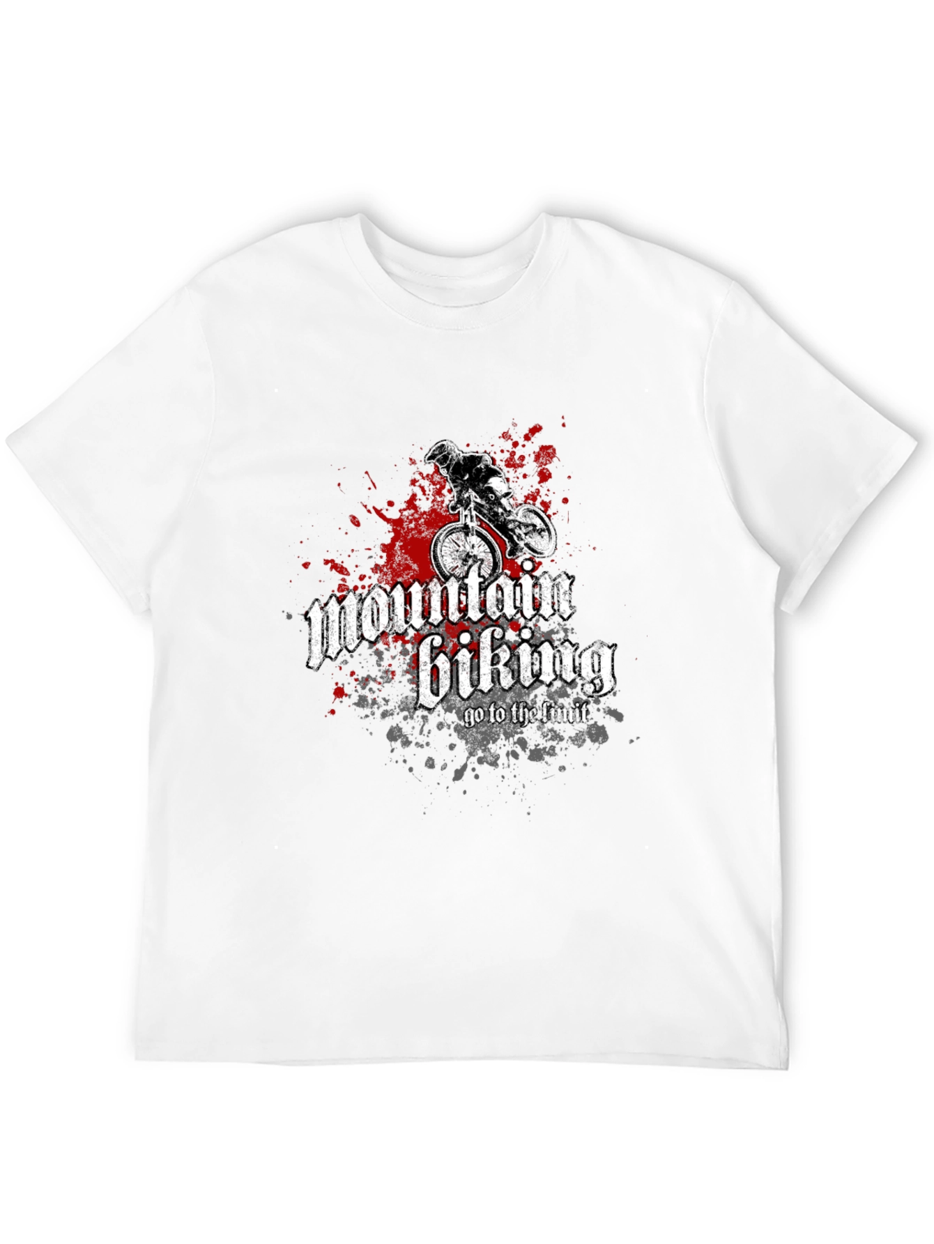 Mountain Biking Graphic Tee - Ride to the Limit!