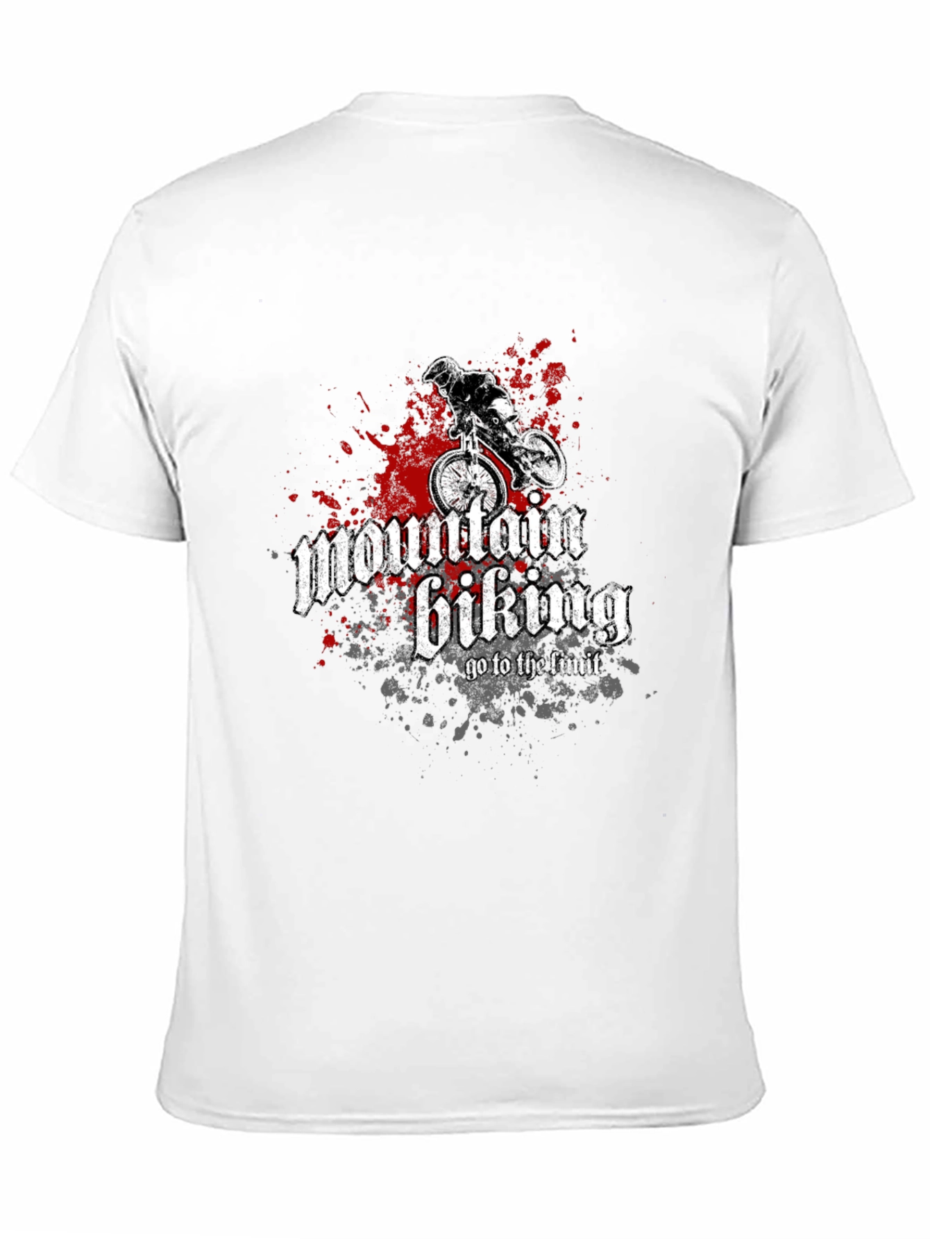 Mountain Biking Graphic Tee - Ride to the Limit!