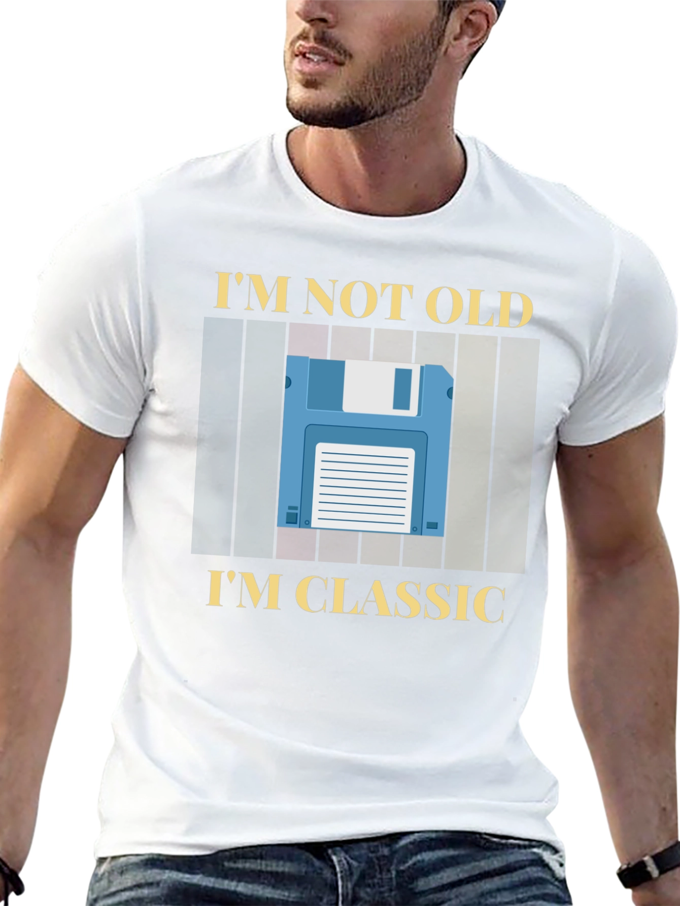 Im Not Old Im Classic Retro Floppy Disk T-Shirt