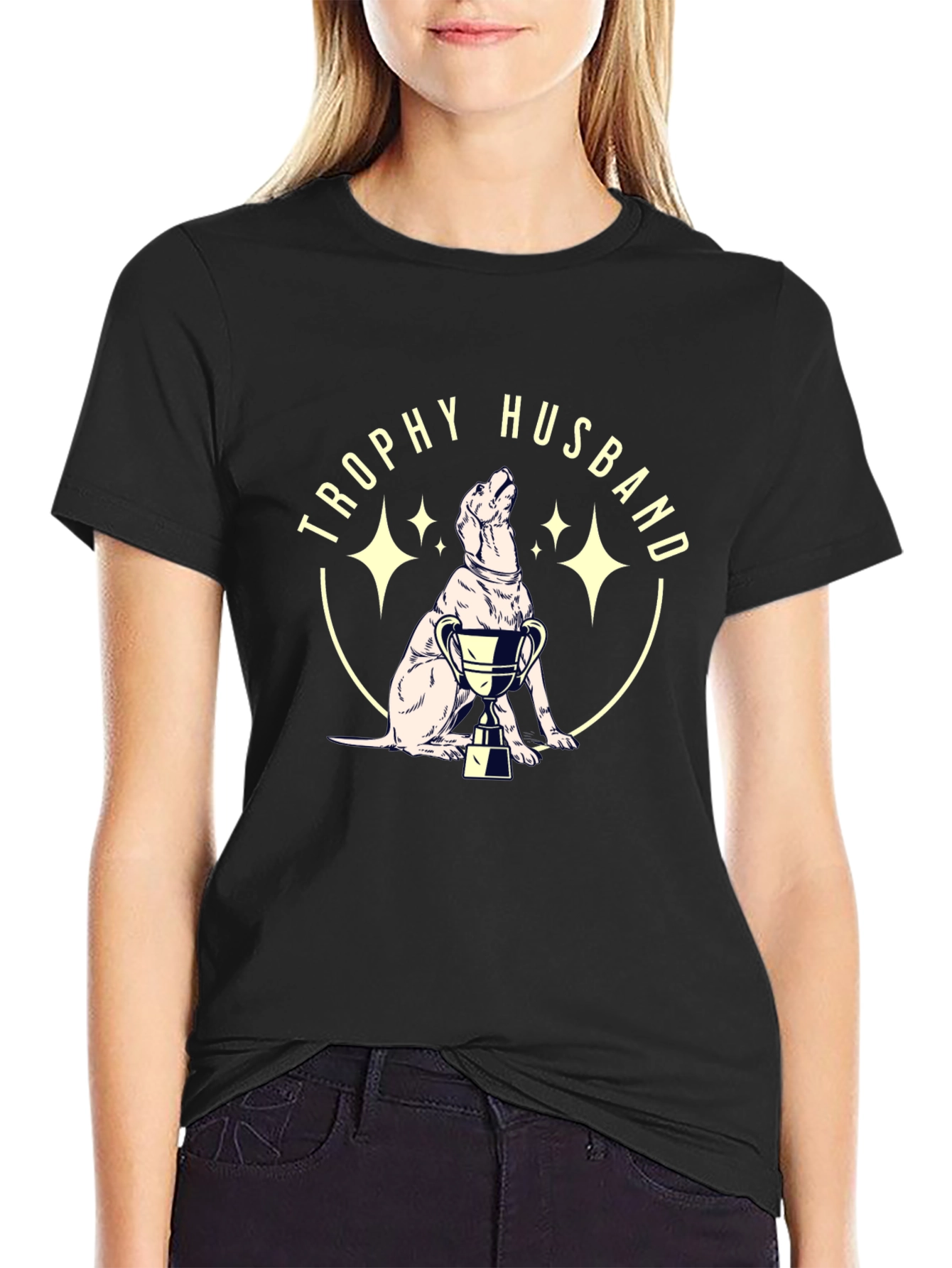 Trophy Husband Dog T-Shirt – Funny Graphic Humor Tee