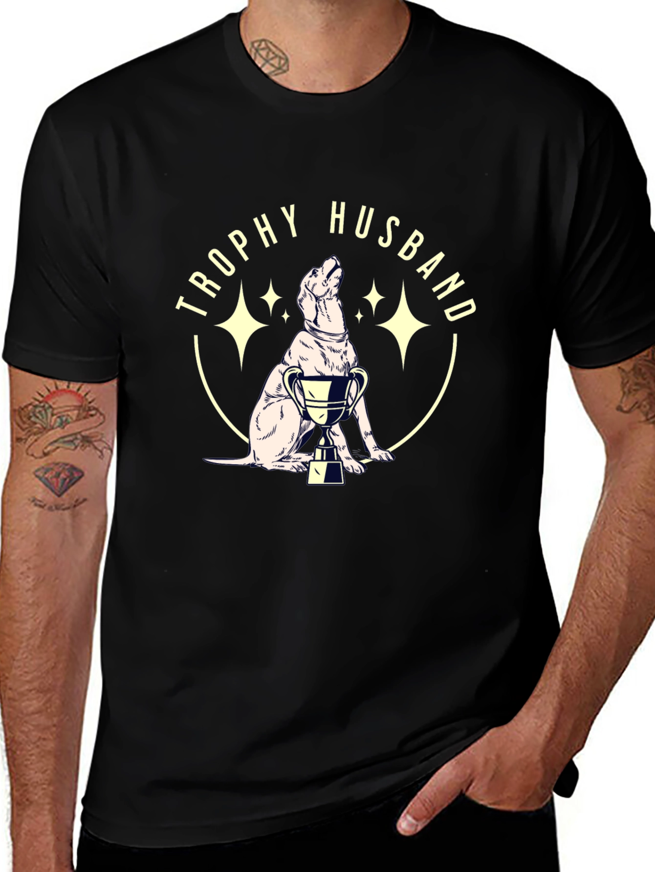 Trophy Husband Dog T-Shirt – Funny Graphic Humor Tee