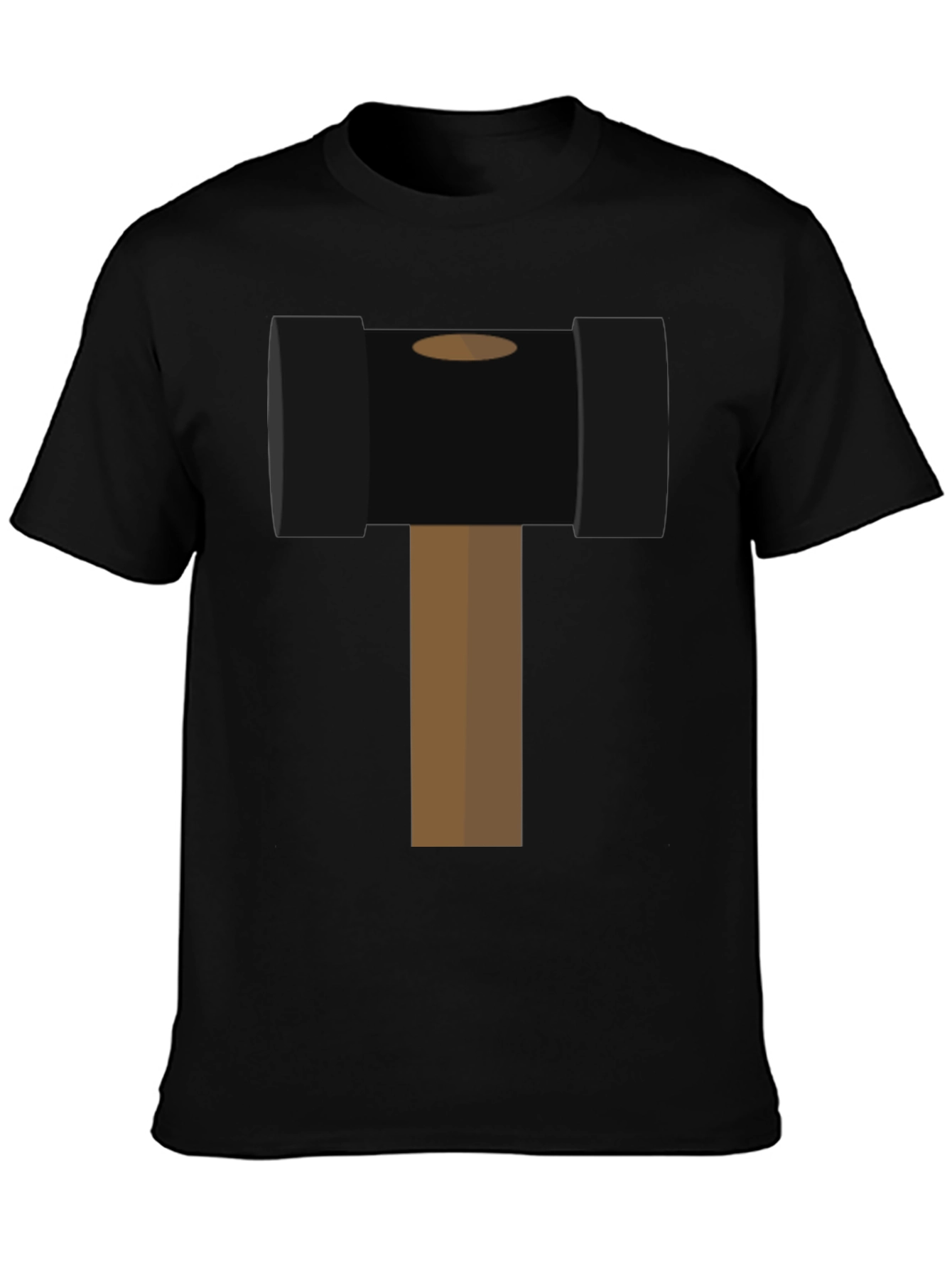 Hammer Time Graphic Tee - Novelty Black T-Shirt