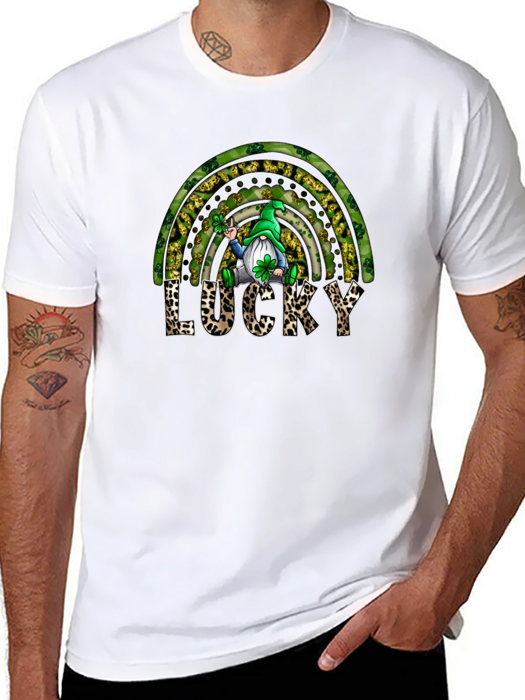 Lucky St. Patricks Day Gnome T-Shirt