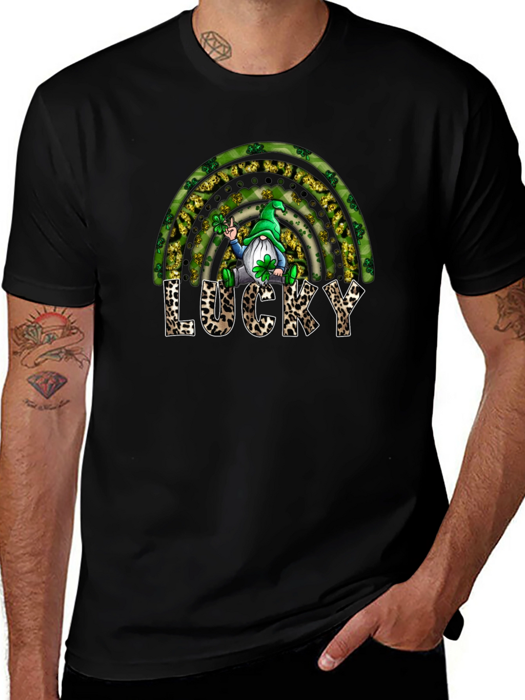Lucky St. Patricks Day Gnome T-Shirt
